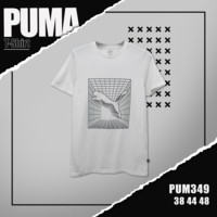 เสื้อยืด Puma (รหัส 349) สกรีนลายสวยๆ ใส่สบาย รีดง่ายยับยาก ชายและหญิงใส่ได้