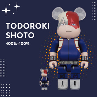 [‼️ของแท้, พร้อมส่ง‼️] 400%+100% Bearbrick Todoroki Shoto