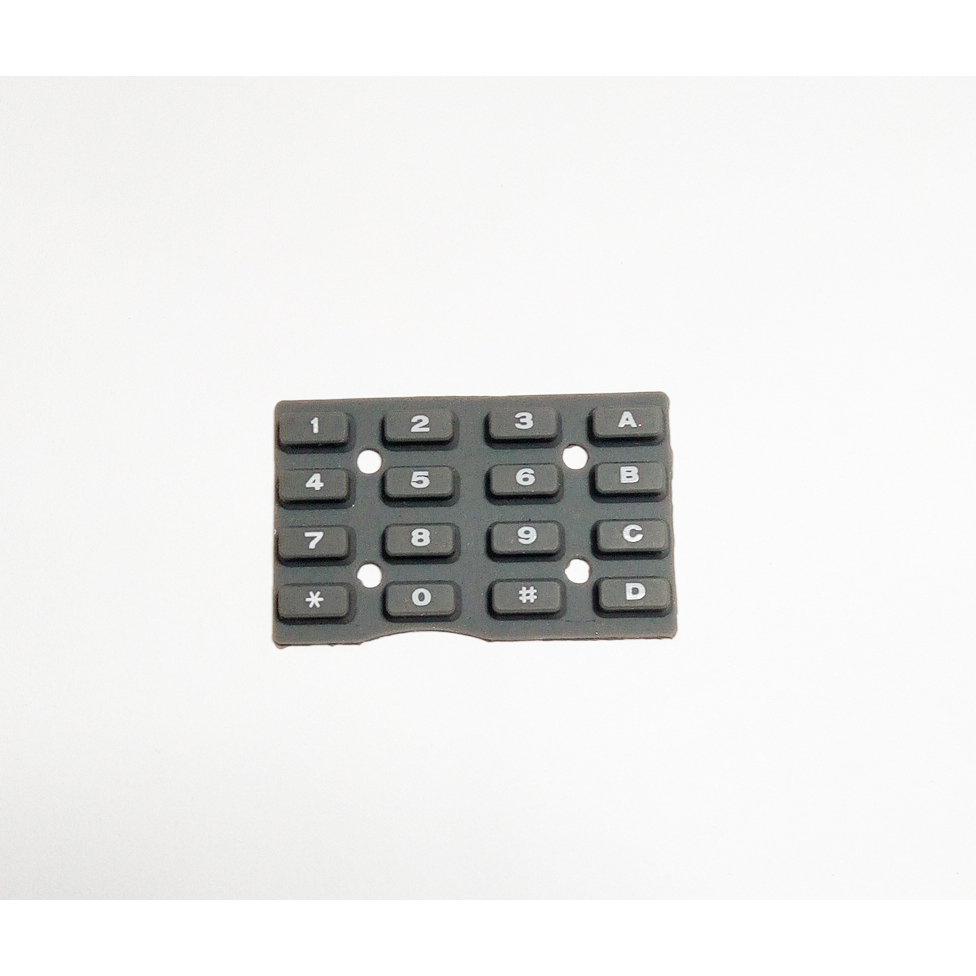 แป้นยางปุ่มกดหน้าเครื่อง Keypad สำหรับ Icom IC V68 U68 ยางคีย์แพด ไอค่อม อะไหล่ วิทยุสื่อสาร