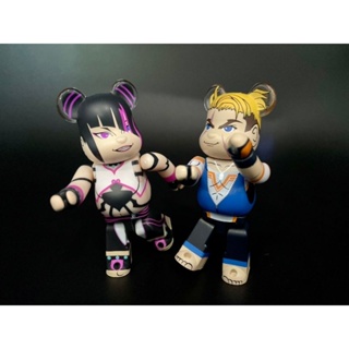 (ของแท้)คู่ Be@rbrick Series 46 Game &amp; Secret Game: Street Fighter LUKE &amp; JURI (bearbrick)