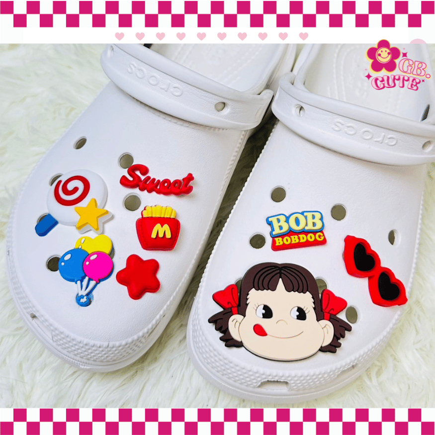 ตัวติดรองเท้า Crocs Jibbitz 1 เซ็ท จำนวน 8 ชิ้น ค่ะ ตกแต่งรองเท้า สินค้าพร้อมส่งจากไทย จัดส่งเร็ว