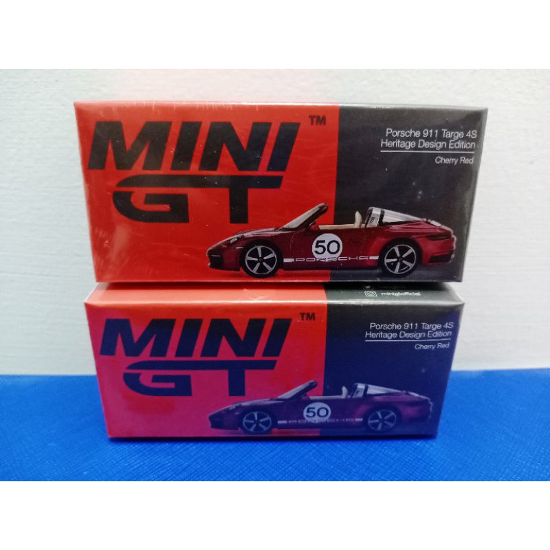 Mini gt model รถPorsche 911 Targe 4S