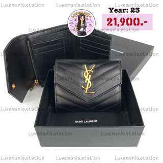 👜: New!! YSL Envelope Tri-fold Wallet 403943‼️ก่อนกดสั่งรบกวนทักมาเช็คสต๊อคก่อนนะคะ‼️