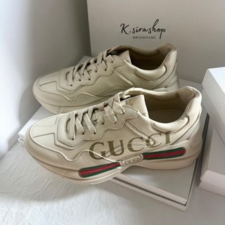 [ส่งฟรี] New Gucci Rhyton Gg Logo Sneaker