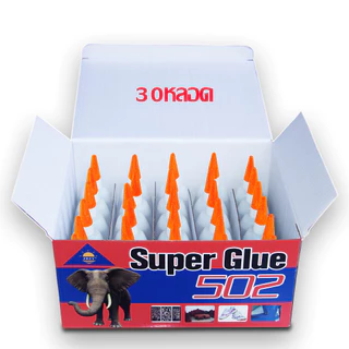 1 กล่อง 30 ขวด43gกาวแห้งเร็ว กาวร้อน502 glue