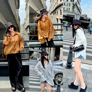Lynlalin เสื้อเชิ้ตทรง Oversize แฟชั่นนำเทรนก่อนใคร รุ่น LL707