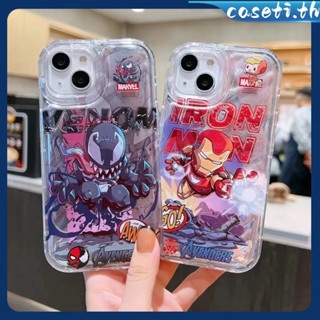 คูปองเคลม🎀เคสไอโ case for iphone 11 12 พิษของไอรอนแมนผู้สร้างสรรค์ เคส 14 13 12 11 pro max เปลือกนุ่มป้องกันการตก