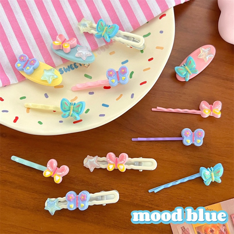 Cute 165 กิ๊บติดผม กิ๊บหนีบผมผีเสื้อแสนหวาน