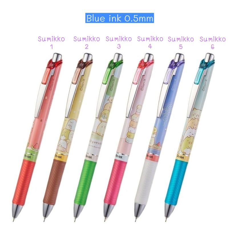 ( เพิ่มลายใหม่ ปี 2025 ) ปากกาเจล Pentel Energel Collection 0.5mm พร้อมส่ง