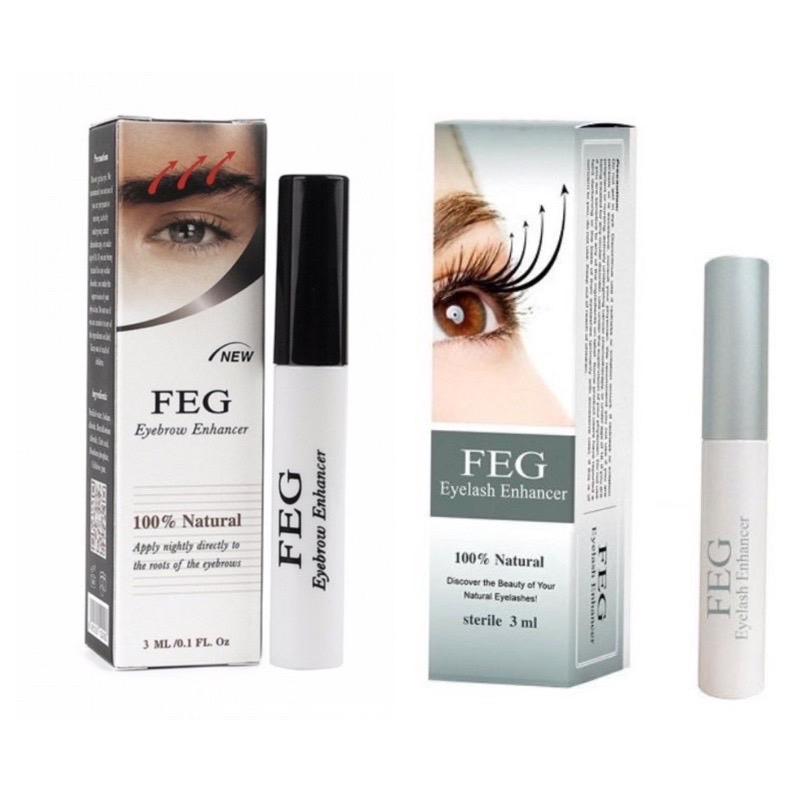 FEG Eyelash Enhancer Rapid Growth Serum Liquid 100% Natural เซรั่มบำรุงและเพิ่มความยาวขนตา ขนาด 3 ml ของแท้