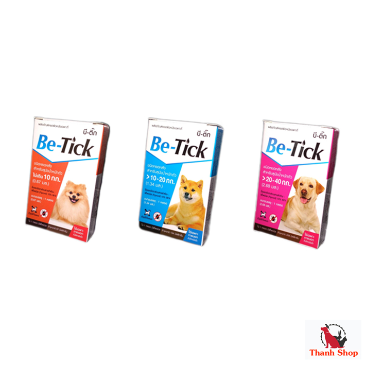 Be tick/ GreenVetz ผลิตภัณฑ์ป้องกันหมัดและเห็บ หยดกำจัดเห็บหมัด สุนัข