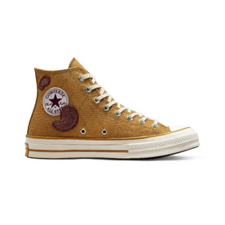 Converse รองเท้าผ้าใบ รุ่น Chuck 70 Timeless Graphic Hi Brown - A05278Cs3Brxx สีน้ำตาล Unisex