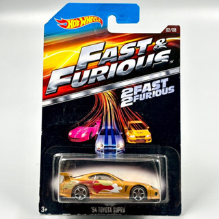 Hotwheels | 1994 Toyota Supra Fast&amp;Furious (แพ็คปี 2015) สเกล 1:64