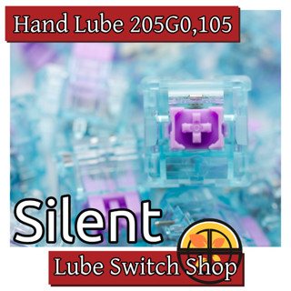 Skyloong V2 Silent Glacier Lilac 45,70 ชิ้น ลูปแล้ว Lubed Silent Tactile Switch