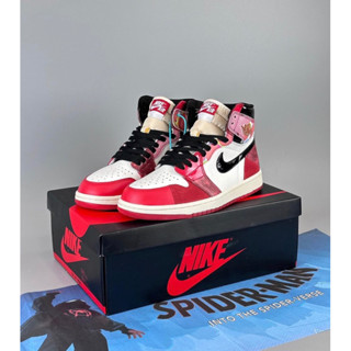 💢 Jordan 1 High OG Spider-Man Across The Spider Verse /สินค้าพร้อมส่ง/สินค้าถ่ายจากจริง36…….45/Hi end 💢