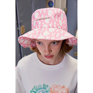 พร้อมส่ง‼️ หมวก GW MONOGRAM BUCKET HAT : PINK