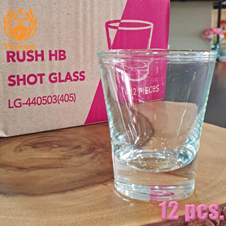 แก้วช็อต (Rush HB Shot Glass) 1โหล (12 ใบ) 60ml. 2.1 ออนซ์ 440502(43T) 440503(405)