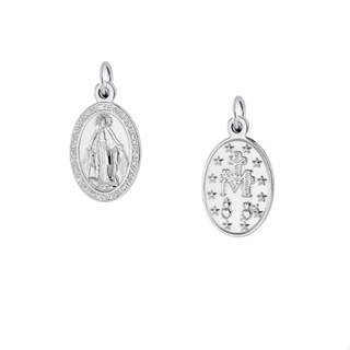 Silver 10mm Virgin Mary Pendant/จี้เงินพระแม่มารี 10 มม