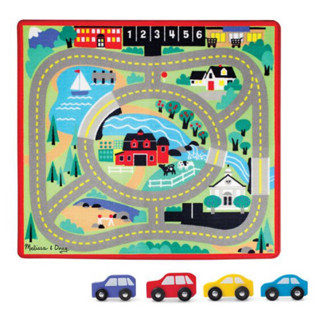 แผ่นพรมเล่นเมือง Melissa &amp; Doug Round the Town Road Rug