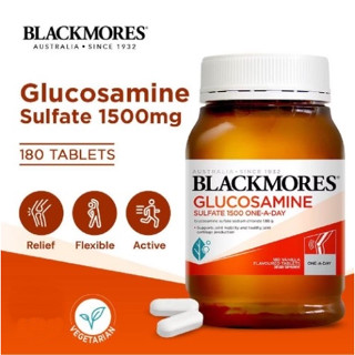 Blackmores Glucosamine Sulfate 1500 ตัวช่วยข้อเข่าเสื่อม One-A-Day [180 เม็ด]