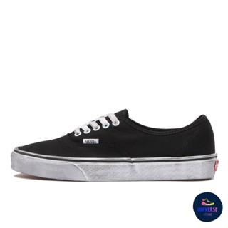 [ของแท้ ส่งฟรี PRE-ORDER] VANS UA AUTHENTIC - STRESSED BK/WH