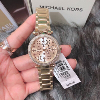 นาฬิกา🌸Michael Kors🌸 Womens Mini Parker Rose Gold-Tone Watch🌼#MK6470