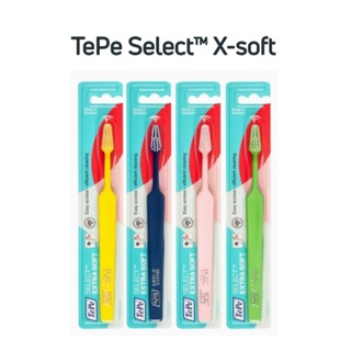 TePe Select Regular Extrasoft แปรงสีฟันผู้ใหญ่ เทเป้ ขนนุ่มปลายมน นุ่มพิเศษ