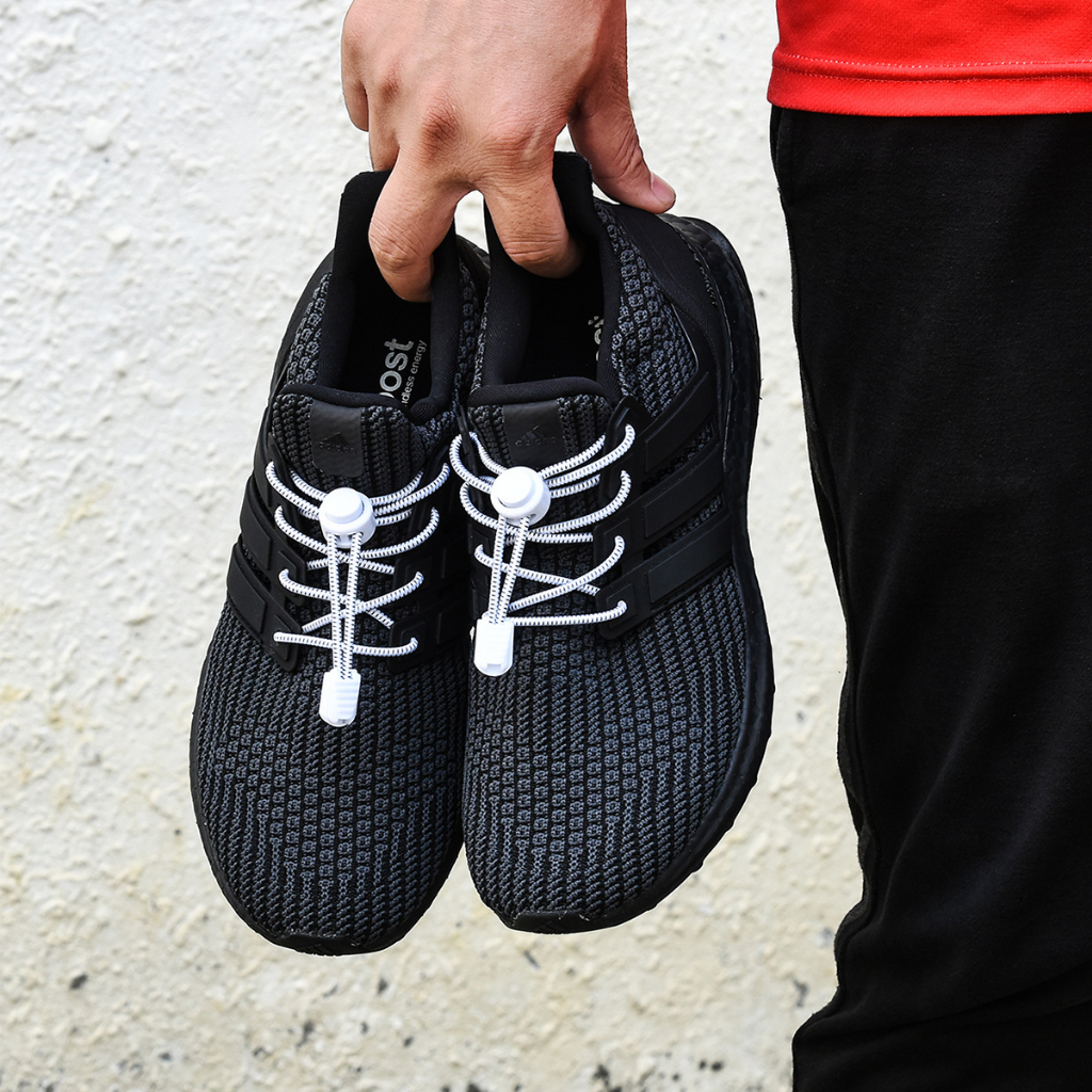 เชือกผูกรองเท้า แบบยืดหยุ่น แบบคลิปล๊อค ความยาว 120cm  shoelaces
