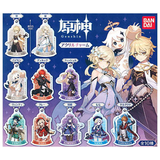 [เลือกแบบได้] Bandai กาชาปอง เก็นชินอิมแพกต์ Genshin Impact Acrylic Charm