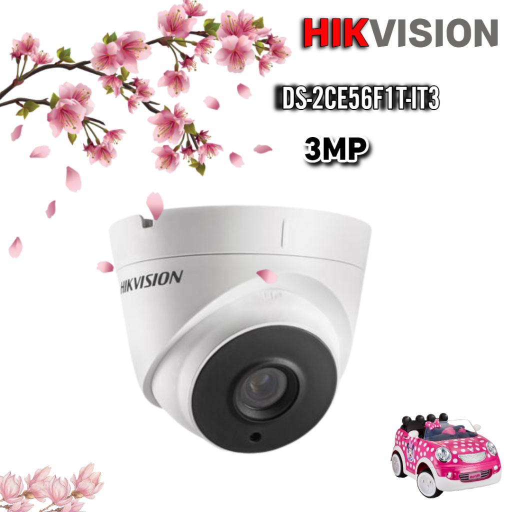 กล้องDS-2CE56F1T-IT3/3ล้านพิกเซล/3.6mm/6mm