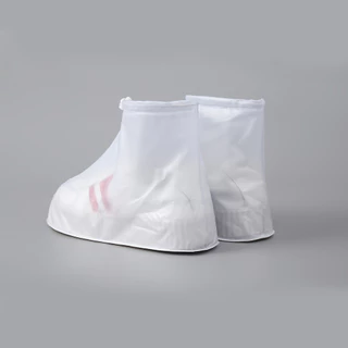 Boqi Factory ถุงคลุมรองเท้ากันน้ำ รองเท้ากันฝนพีวีซีกันลื่น พื้นยางกันลื่น ใส่เดินสบาย ShoeA5