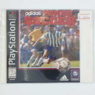 [00006] ADIDAS POWER SOCCER (US) แผ่นเกมก็อปปี้ PS1 แผ่นเกมปั๊มโรงงาน มือสองสภาพดี