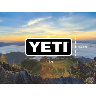 ⛰🏕สติ๊กเกอร์แคมป์ปิ้ง สติ๊กเกอร์แคมป์ ลาย เยติ