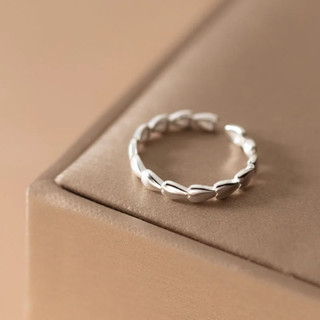 แหวนหัวใจ Sterling Silver S925 เงินแท้ ปรับขนาดได้