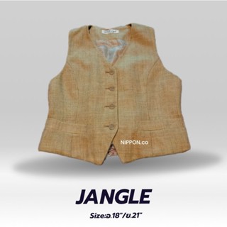 เสื้อกั๊กญี่ปุ่นแบรนด์Jangle เสื้อกั๊กแฟชั่นญี่ปุ่น