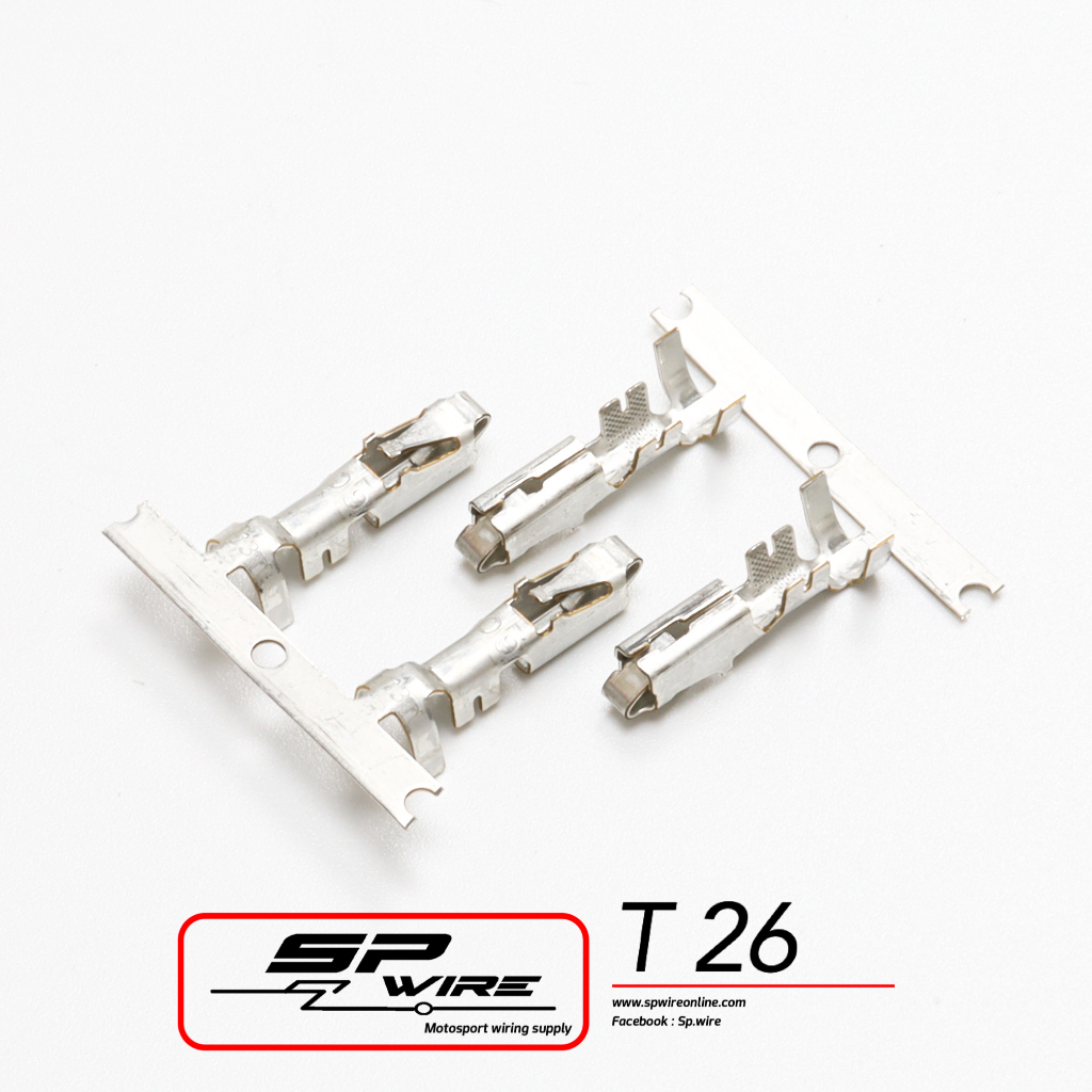 T26 #DELPHI TERMINAL 18-14 AWG-Spwire motorsportwiring (ราคาต่อตัว)