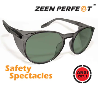 แว่น Safety Shield Protection เปลี่ยนเลนส์สายตาได้ ZEEN PERFECT รุ่น DAY SAFE