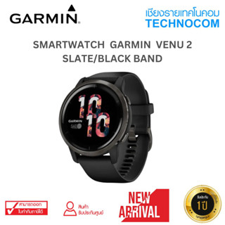 SMARTWATCH (สมาร์ทวอทช์) GARMIN  VENU 2 PLUS SLATE/BLACK BAND