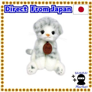 【ส่งตรงจากญี่ปุ่น】San British Trade Original Plush Graceful (Made In Japan) Sco ที่นั่ง สีเทา W16 × D16 × H22 ซม. Cat I-8851