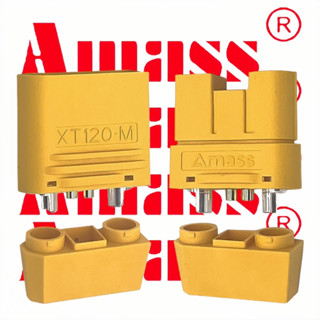 #Amass XT120 [แท้ปั้มAmass] 60A ขนาดใหญ่ Lipo Batterys Connector (1คู่) ปลั๊กสัญญาณสำหรับ RC UAV FPV Drones โดรนเกษตร