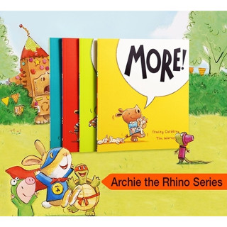 ✨Archie the Rhino Series 4 เล่ม 📕📔  Now เดี่ยวนี้ ภาษาอังกฤษ รู้จักรอ ทั้งอารมณ์ ความผิดหวัง