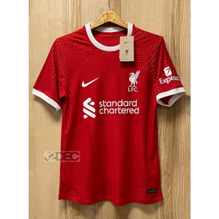 เสื้อบอล [เกรด.PLAYER]  ลิเวอร์พูล (เหย้า) - *Home Kits* 2023-2024 (เพิ่มชื่อนักเตะ-เบอร์นักเตะ-อาร์มEPL.ได้จ้า)