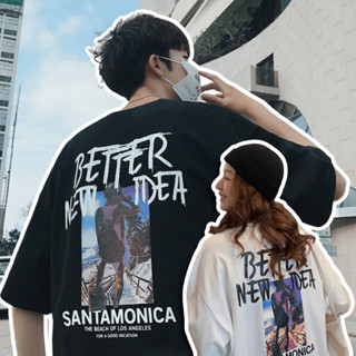 🔥พร้อมส่ง🔥ST07 เสื้อยืดแฟชั่น เสื้อยืด คอกลม over size