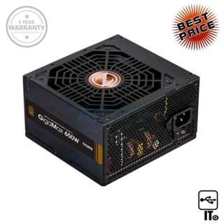 POWER SUPPLY (80+ BRONZE) 650W ZALMAN GIGAMAX ZM650-GVII ประกัน 5Y พาวเวอร์ซัพพลาย อุปกรณ์จ่ายไฟ