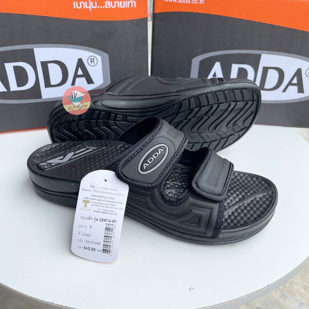 รองเท้าแอดด้า รองเท้าแตะแบบสวม ปรับสายได้ ADDA 22W14 ใส่ได้ชายหญิง พื้นนิ่ม ใส่สบาย - รูปที่ 3