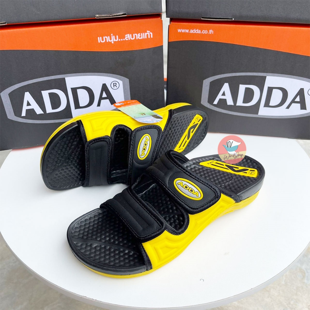 รองเท้าแอดด้า รองเท้าแตะแบบสวม ปรับสายได้ ADDA 22W14 ใส่ได้ชายหญิง พื้นนิ่ม ใส่สบาย - รูปที่ 6