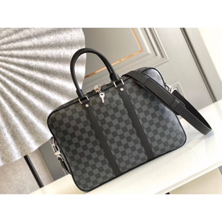 พร้อมส่ง New Louis Vuitton PORTE- DOCUMENTS VOYAGE PMเทพ