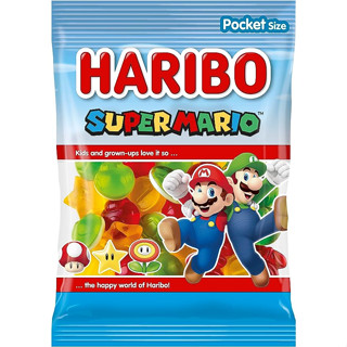 🔴พร้อมส่ง🔵LIMITED Haribo Super Mario - Fruit Gummy 75g  เยลลี่ ฮาริโบ ลาย ซุปเปอร์ มาริโอ