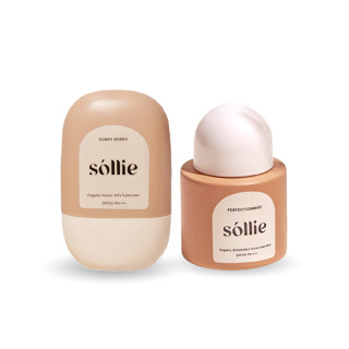 SOLLIE Perfect Sunny Day Set สเปรย์และเจลกันแดดออร์แกนิค SPF50 PA++++ Organic Gel &amp; Mist Sunscreen Set จำนวน 1 เซต