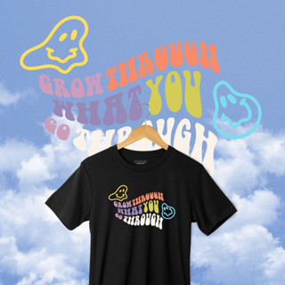 เสื้อยืดลาย Grow Through|Sherbet.teeshop